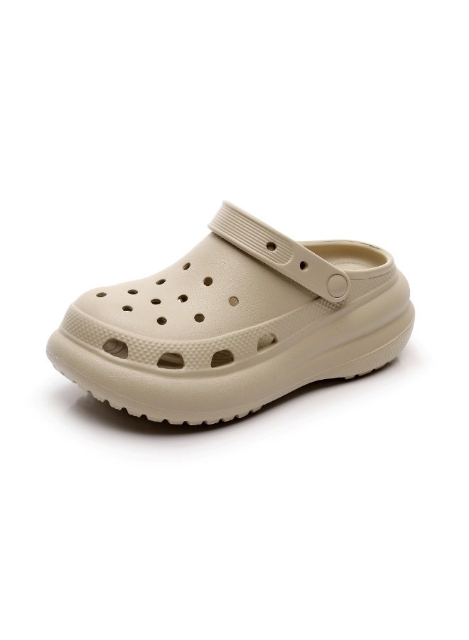 GUOLUOFEI Thick Sole Platform Clogs for Women, Ultra Lightweight Garden Shoes for Girls, Summer Sandals Slip Resilient Arch Support Comfy Waterproof Casual Slip-on Slides - Image 1